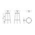 Revolver Bar Stool High